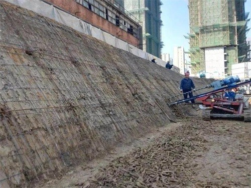 固镇建筑边坡支护